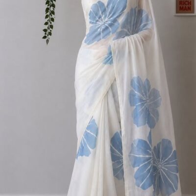 Printed Shifon Saree